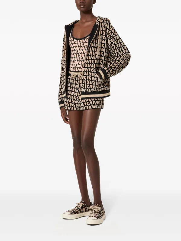 Valentino Garavani Toile Iconographe zip-up Hoodie