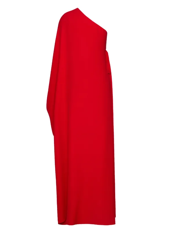 ワンピース VALENTINO wool silk garavani dresses red VALENTINO GARAVANI Bow-detailed wool and silk-blend mini