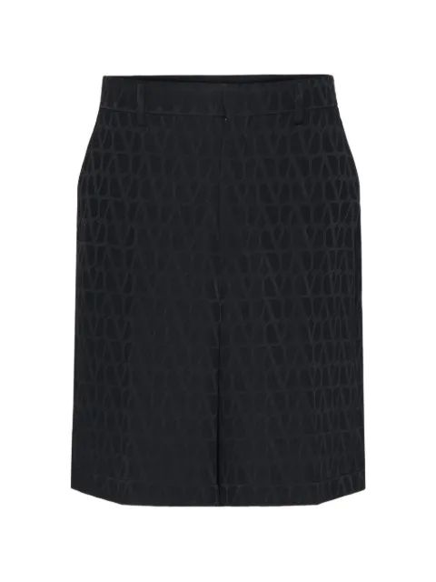 Valentino Garavani Toile Iconographe silk bermuda shorts