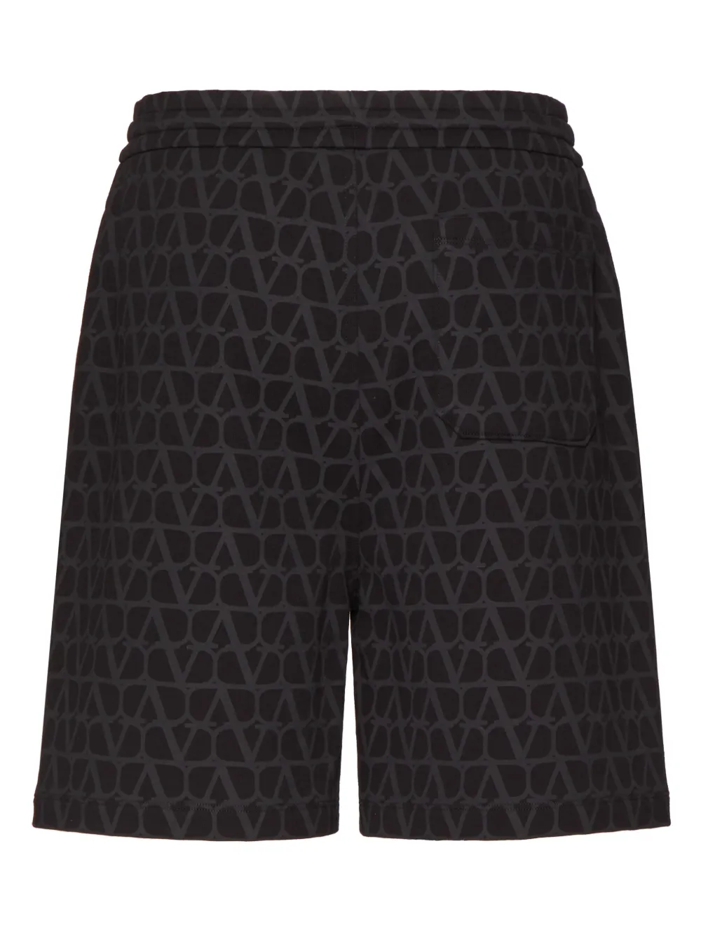 Valentino Garavani Toile Iconographe cotton bermuda shorts - Black