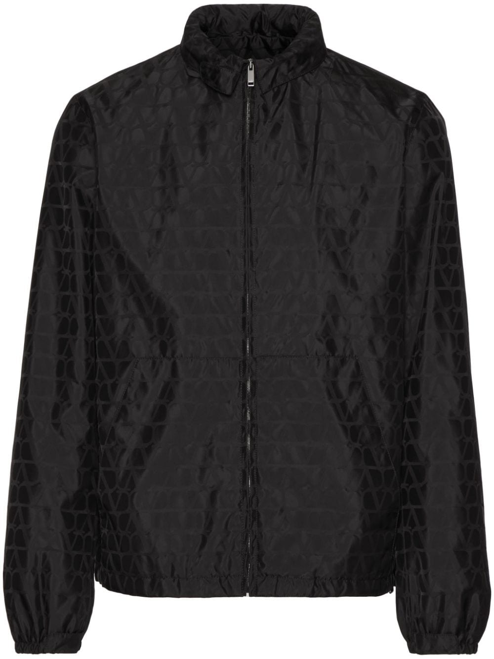Valentino Toile Iconographe Hooded Jacket In Black
