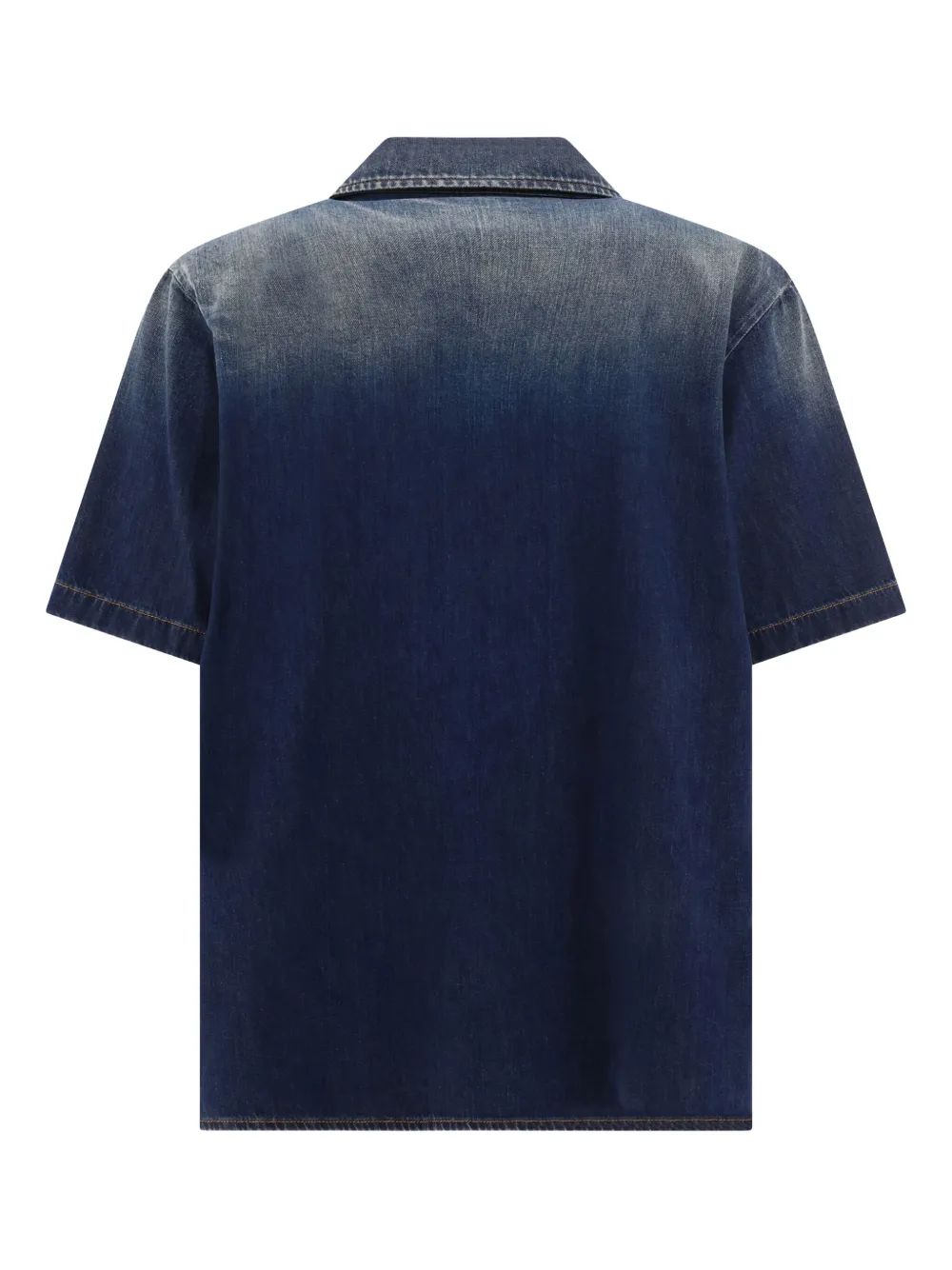 Valentino Garavani denim chambray bowling shirt | Image 2