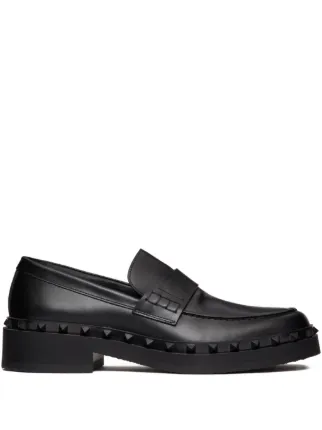Valentino Garavani ロックスタッズ M-Way ローファー