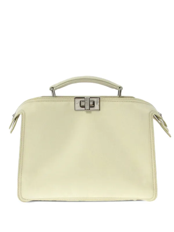 FENDI Peekaboo Essentially Leather Handbag