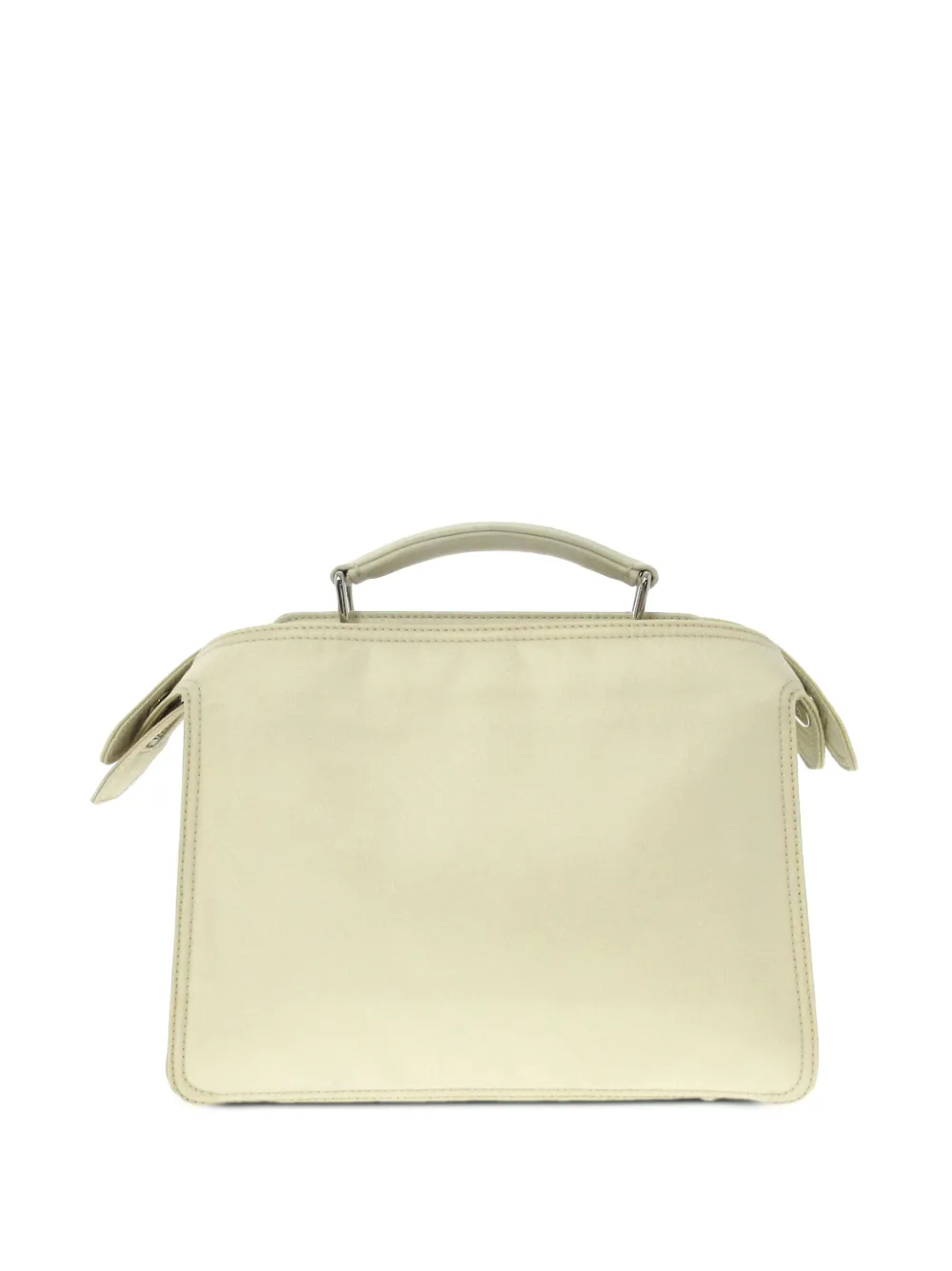 Pre-owned Fendi Small Peekaboo Iseeu Handbag In White