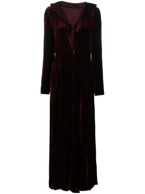 Alberta Ferretti crushed-velvet low-rise Trousers - Farfetch