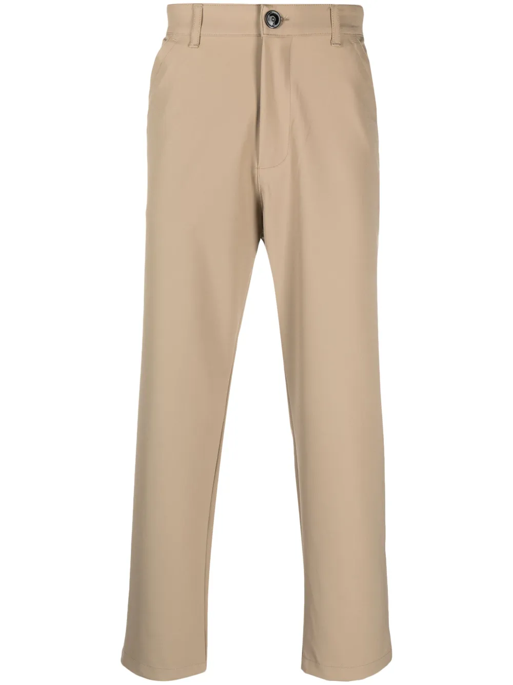 Pmd High-waisted Chino Trousers In Neutrals