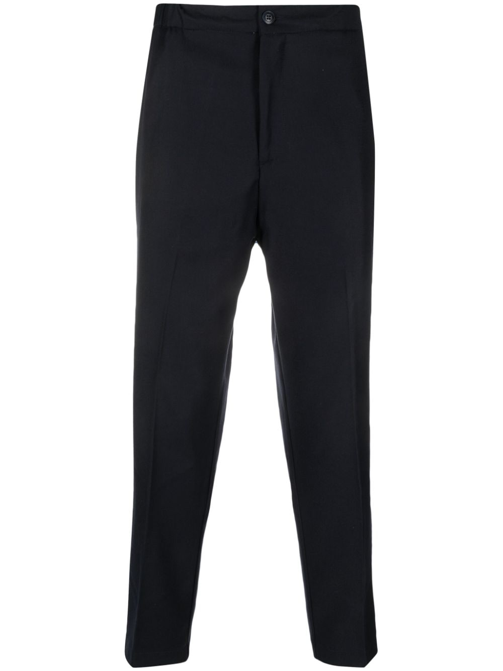 tapered-leg cropped trousers