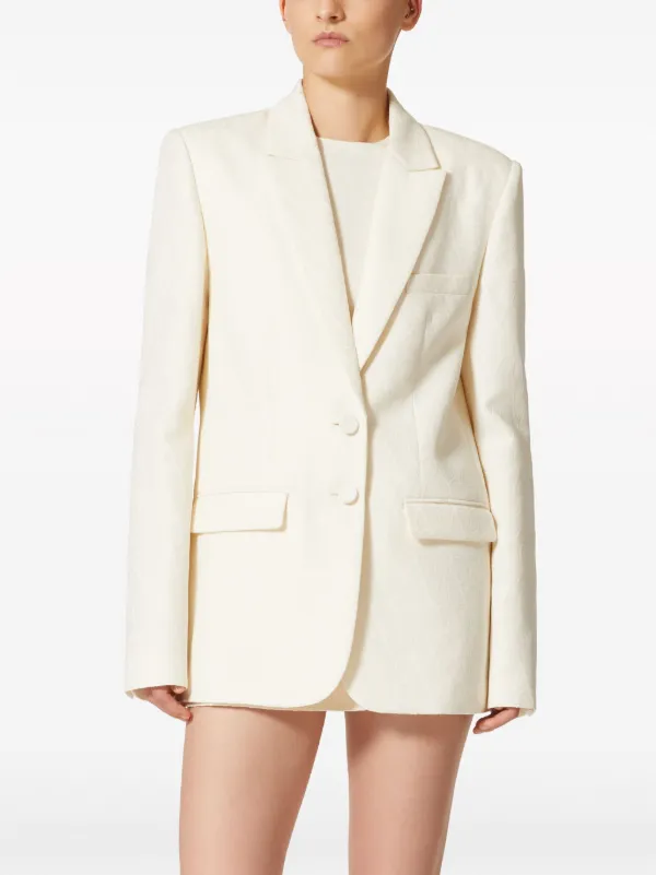 【送料&関税込】Valentino toile Iconographe Blazer Valentino Garavani Toile Iconographe single-breasted Blazer