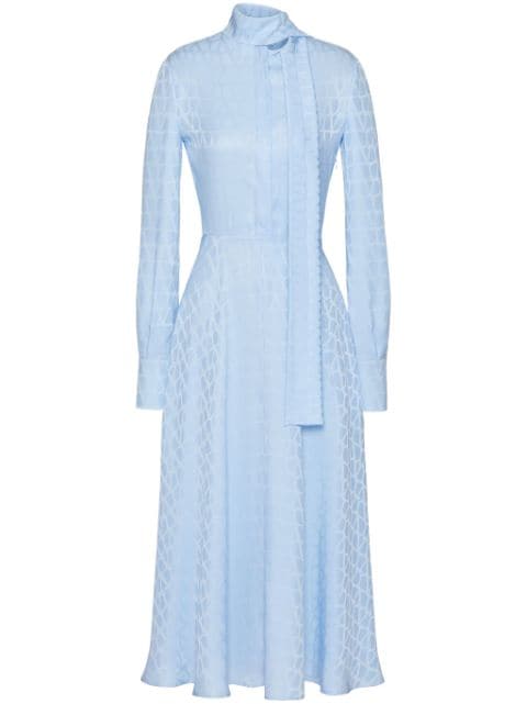 Valentino Garavani Toile Iconographe silk midi dress