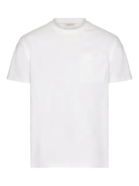 Valentino Garavani V-detail cotton T-shirt