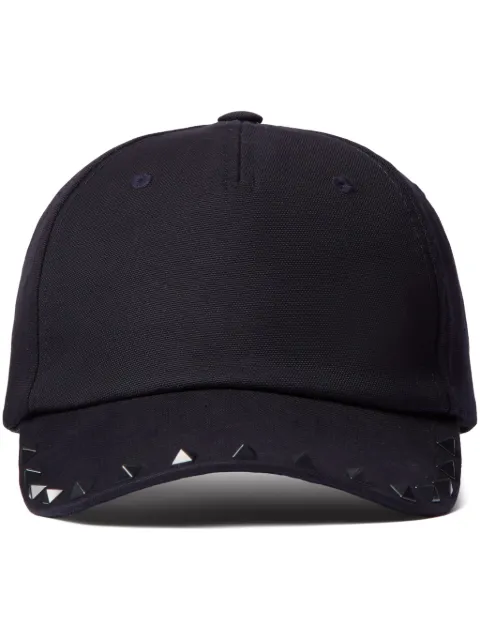 Valentino Garavani Rockstud cotton baseball cap