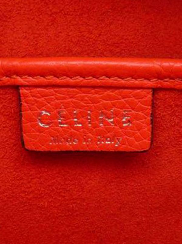 Celine, Bags, Celine Clutch Bag Second Orange Leather