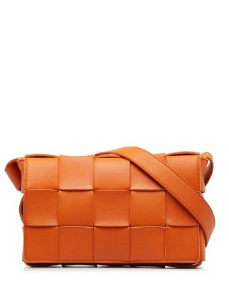 BOTTEGA VENETA Cassette intrecciato leather shoulder bag