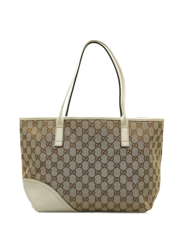 Louis Vuitton Pre-owned Women's Fabric Tote Bag - Ecru - One Size