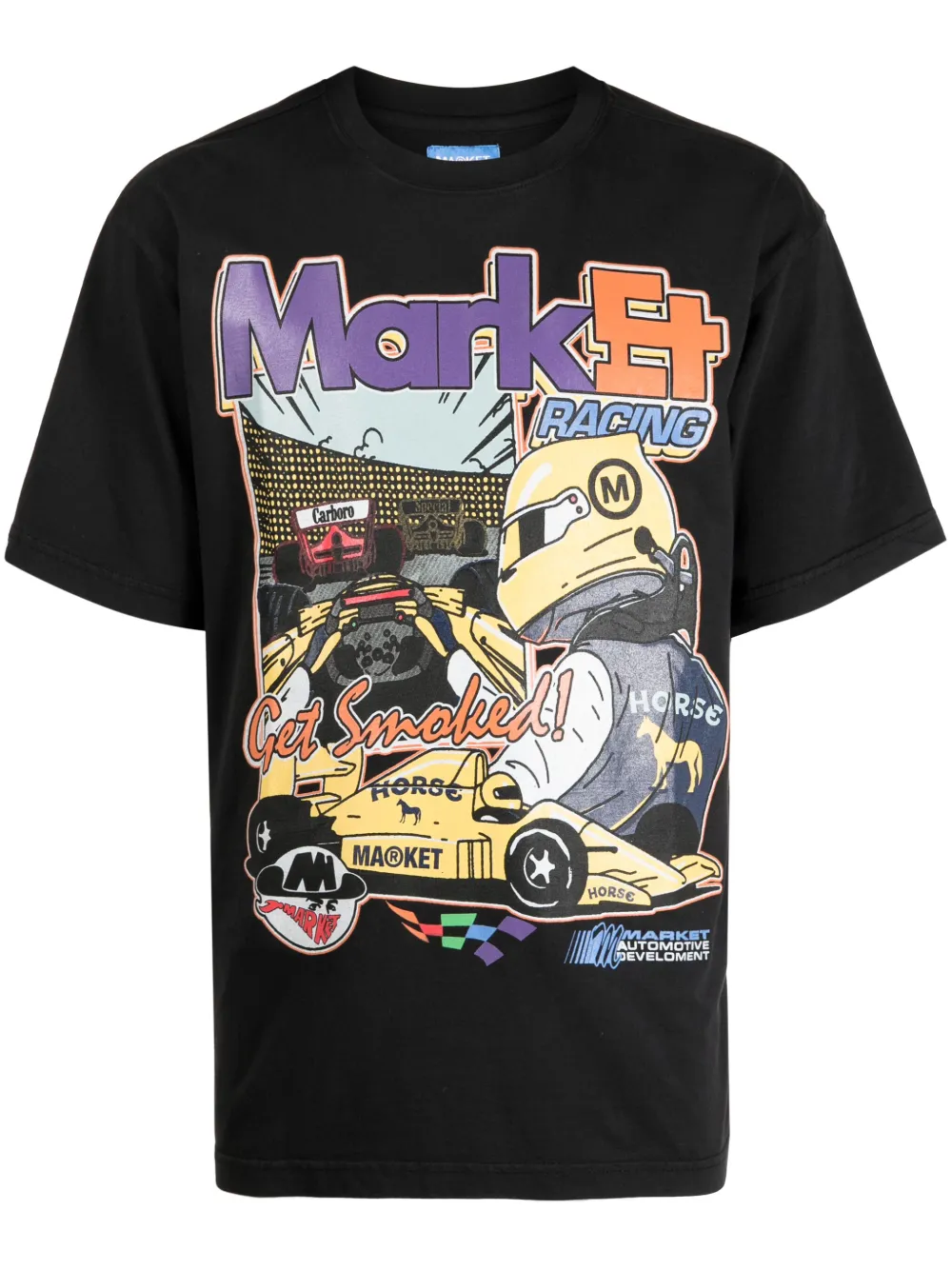 MARKET T-shirt met print Zwart