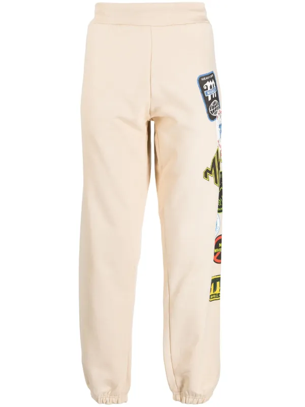 MARKET graphic print Cotton Track Pants Farfetch