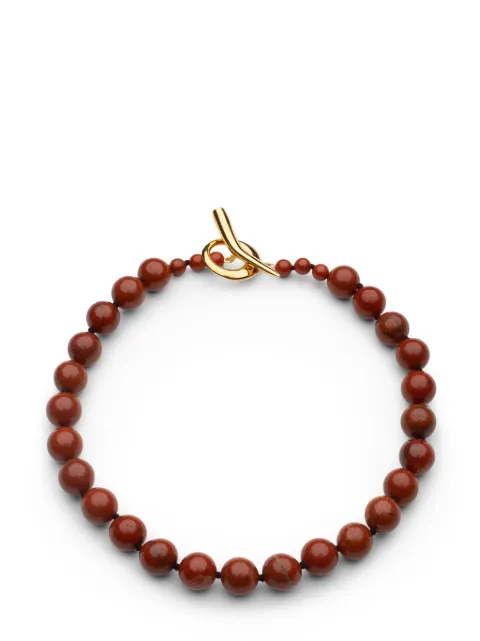 Sophie Buhai 18kt gold vermeil Everyday Boule jasper necklace