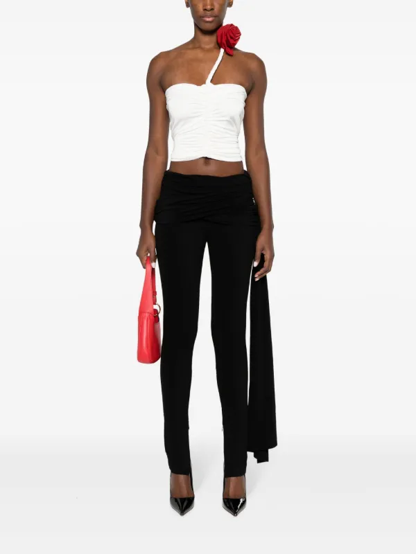 スパッツ・レギンス MAGDA BUTRYM Women Leggings 213723BLACK Black MAGDA BUTRYM Stretch-jersey stirrup leggings | NET-A-PORTER