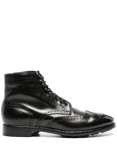 Officine Creative Prince perforated leather boots