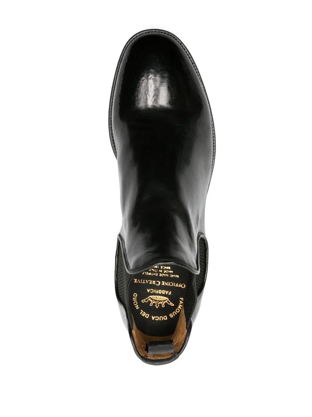 Officine Creative Temple 008 leather ankle boots Black