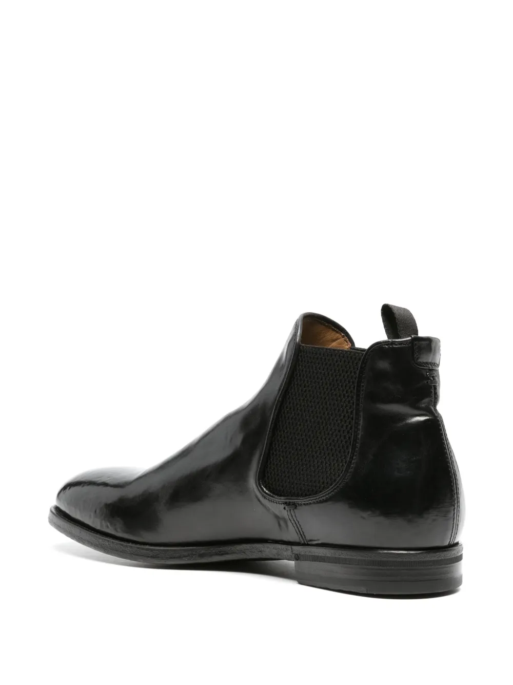 Officine Creative Temple 008 leather ankle boots Black