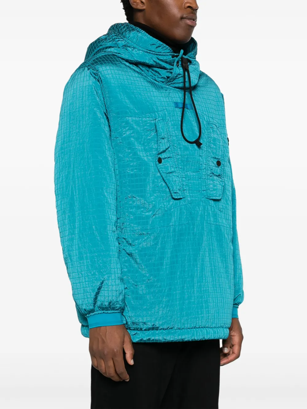 Cp company nyfoil outlet double zip hooded jacket