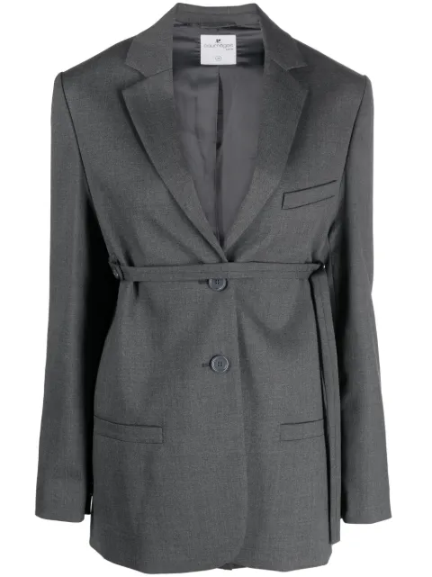 Courrèges tailored belted blazer