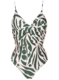 Lygia & Nanny Bianca graphic-print one-piece - Green