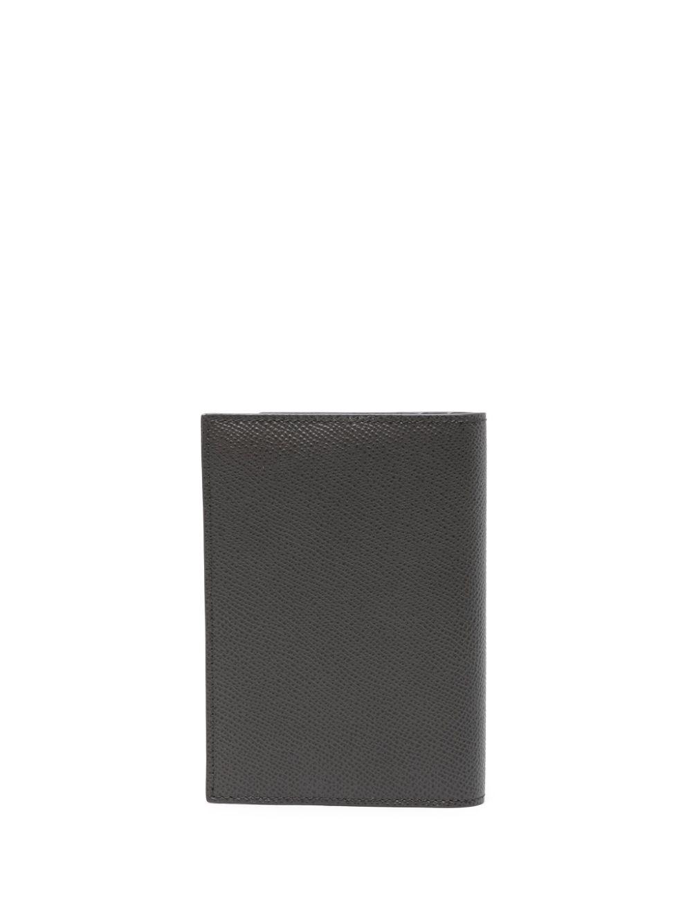 Dolce & Gabbana logo-plaque leather folded wallet - Grijs
