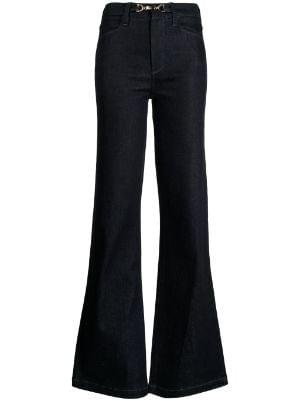 PAIGE low-rise Flared Jeans - Farfetch