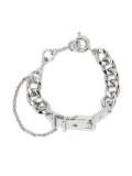 Acne Studios buckle chain bracelet - Silver