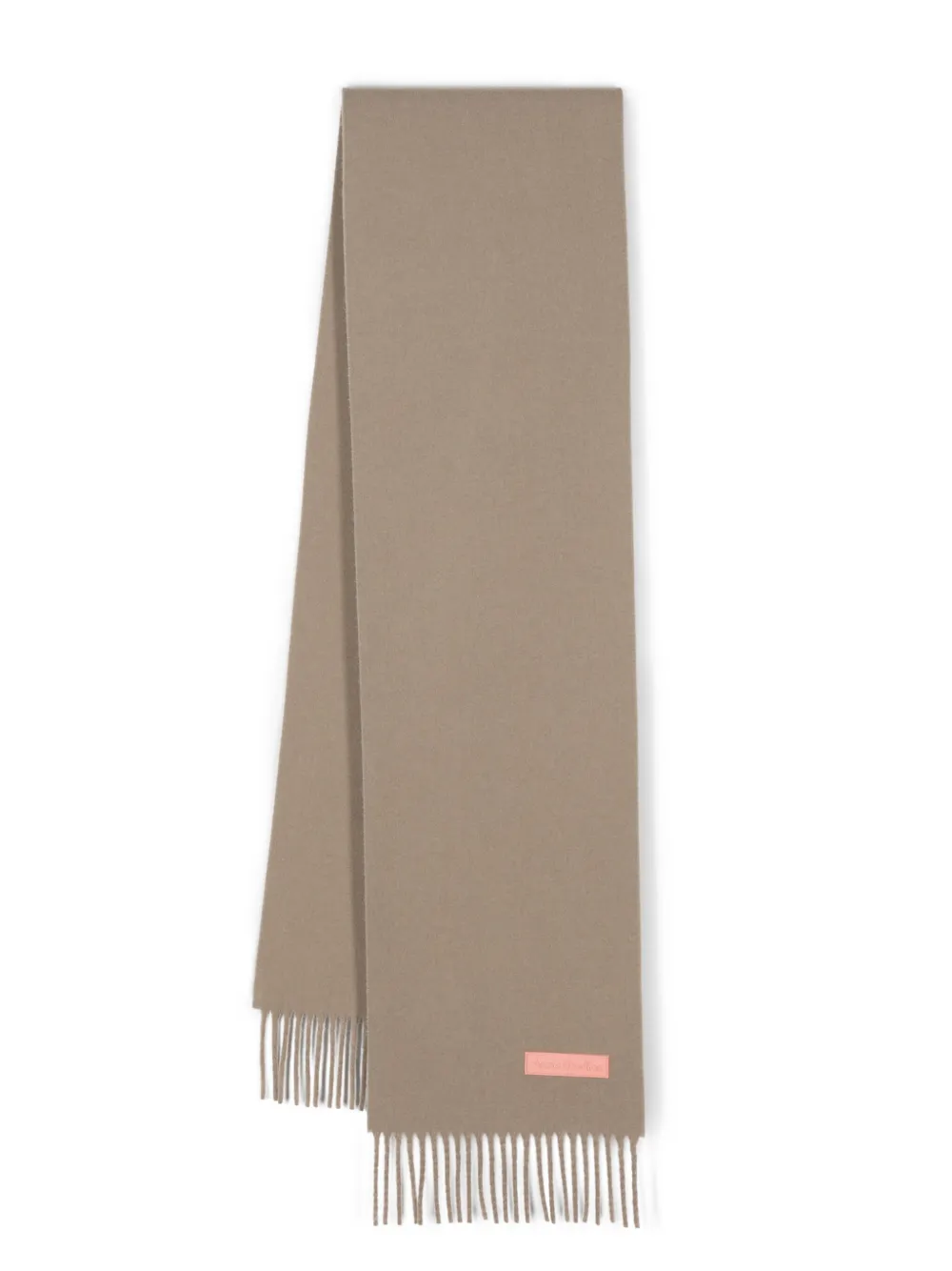 Acne Studios Sjaal met franje Bruin