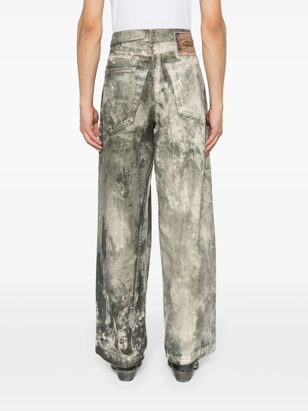 Acne Studios 1981M wide-leg Jeans | Grey | FARFETCH