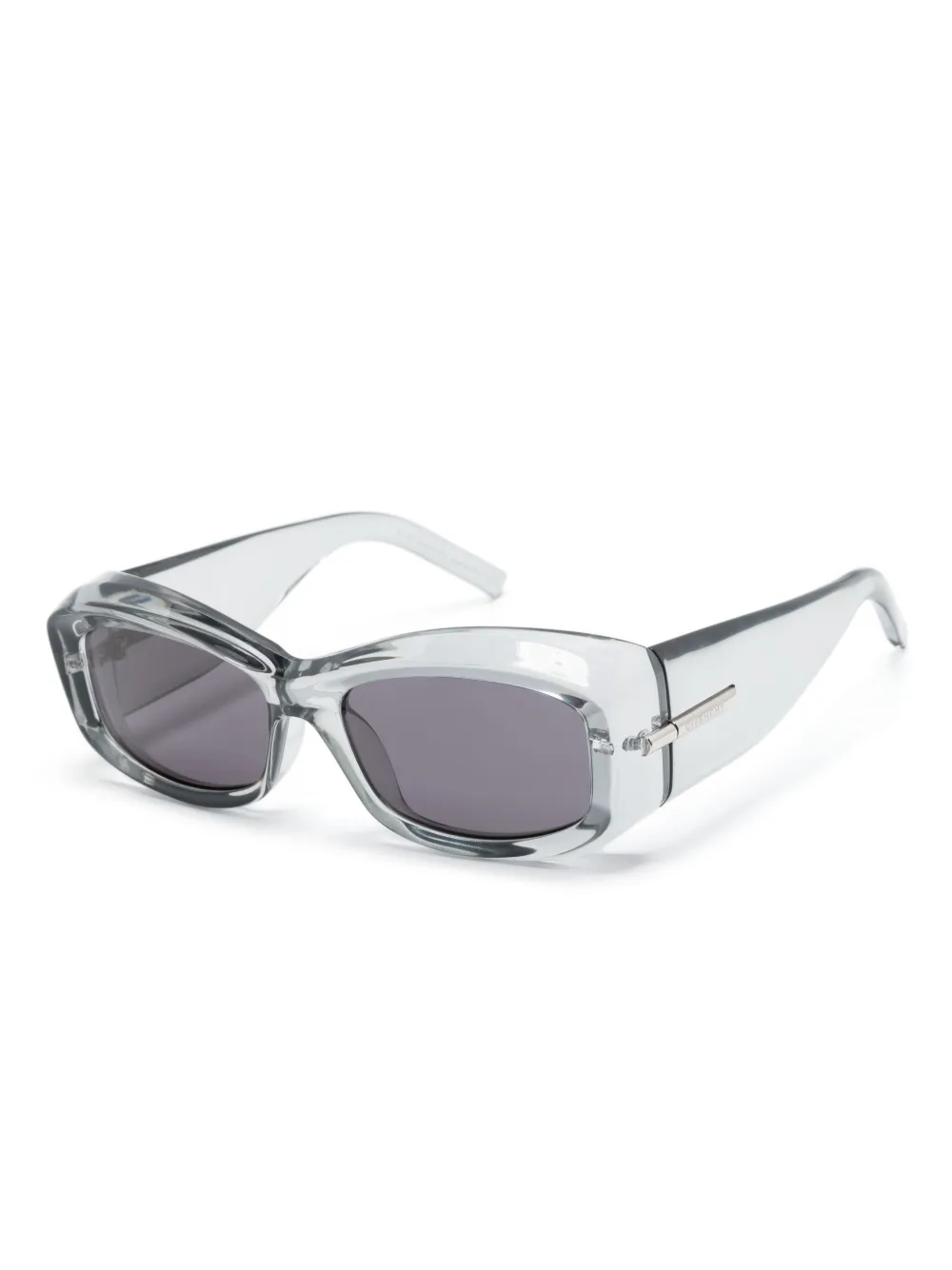 Givenchy G180 Injected Oversize-frame Sunglasses In Gray