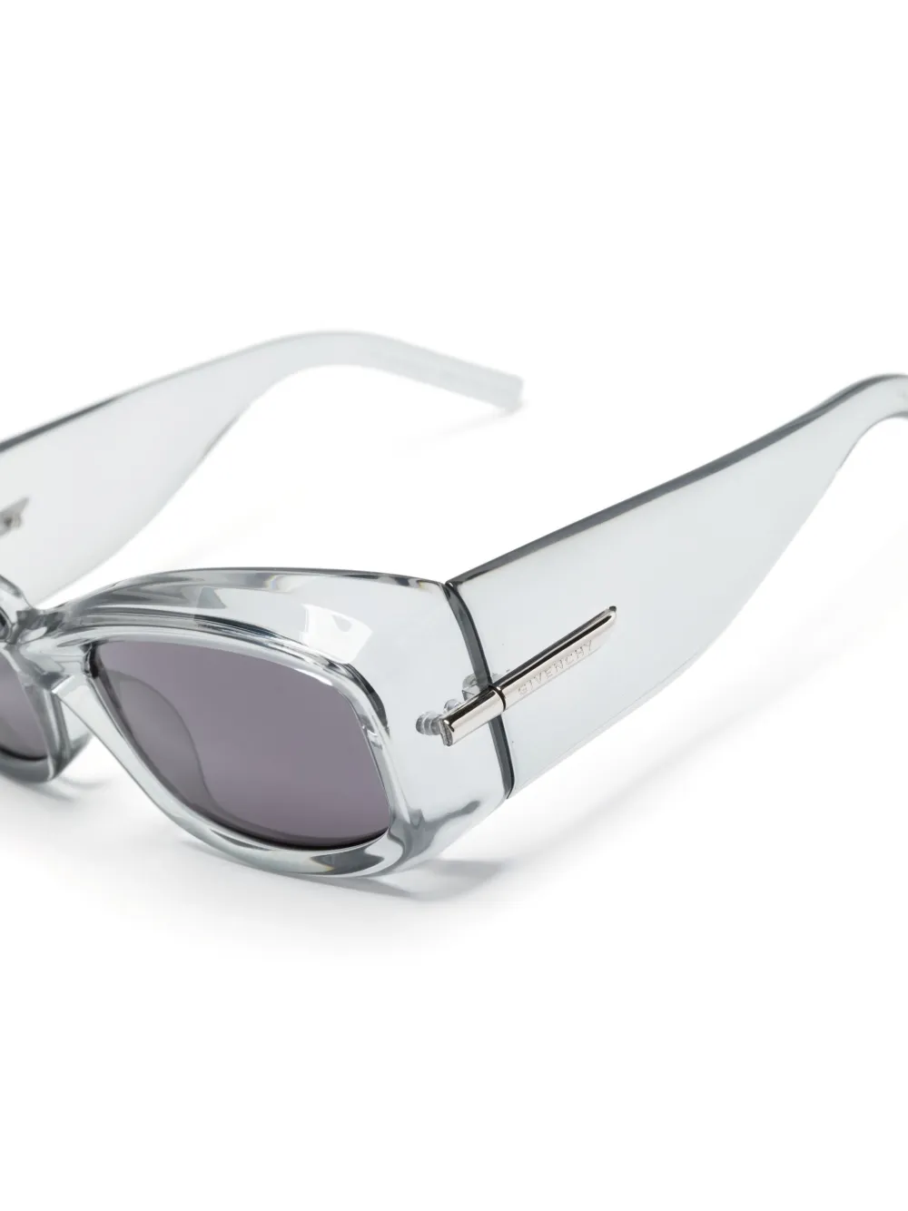 Givenchy G180 Injected Oversize-frame Sunglasses In Gray