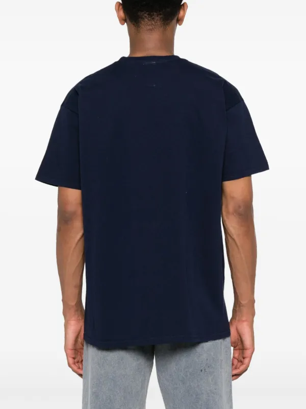 Wild Donkey Air Force Cotton T-shirt | Blue | FARFETCH PL