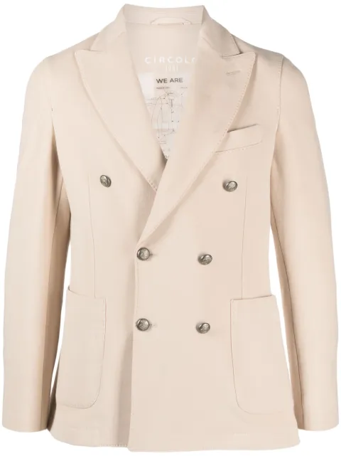Circolo 1901 peak-lapel double-breasted blazer