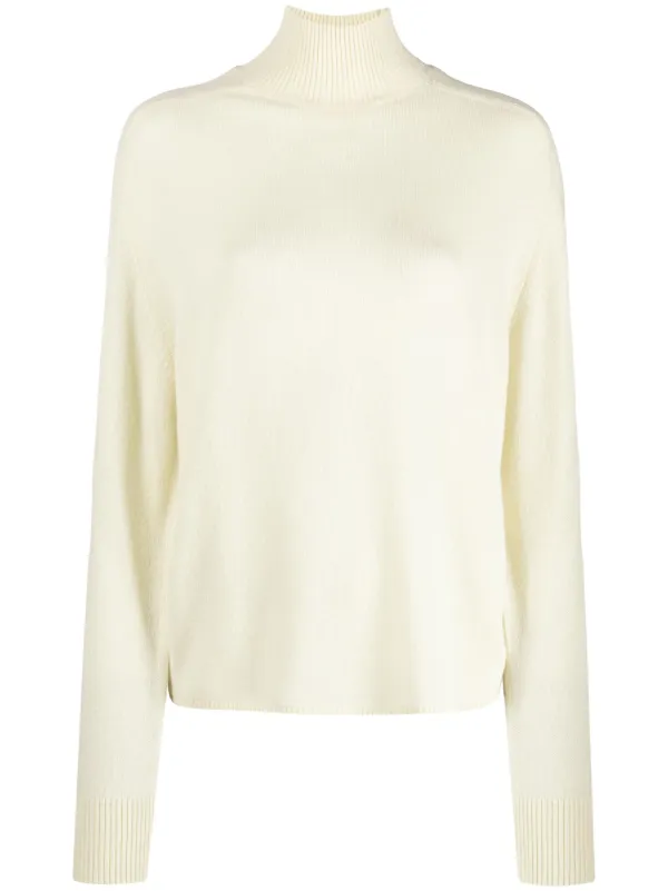 Cream fine knit jumper sale