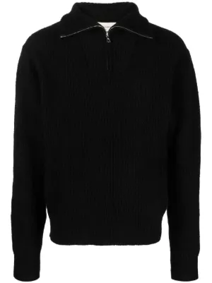 1017 ALYX 9SM Elevated half-zip Sweater | Black | FARFETCH RO