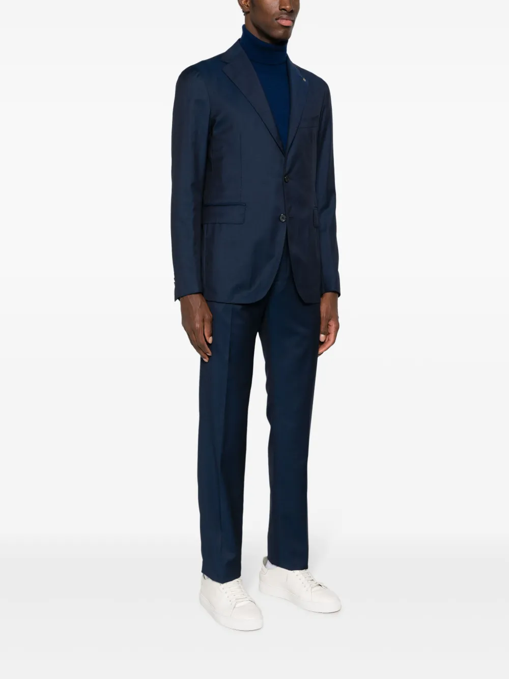 Tagliatore Blazer met enkele rij knopen Blauw