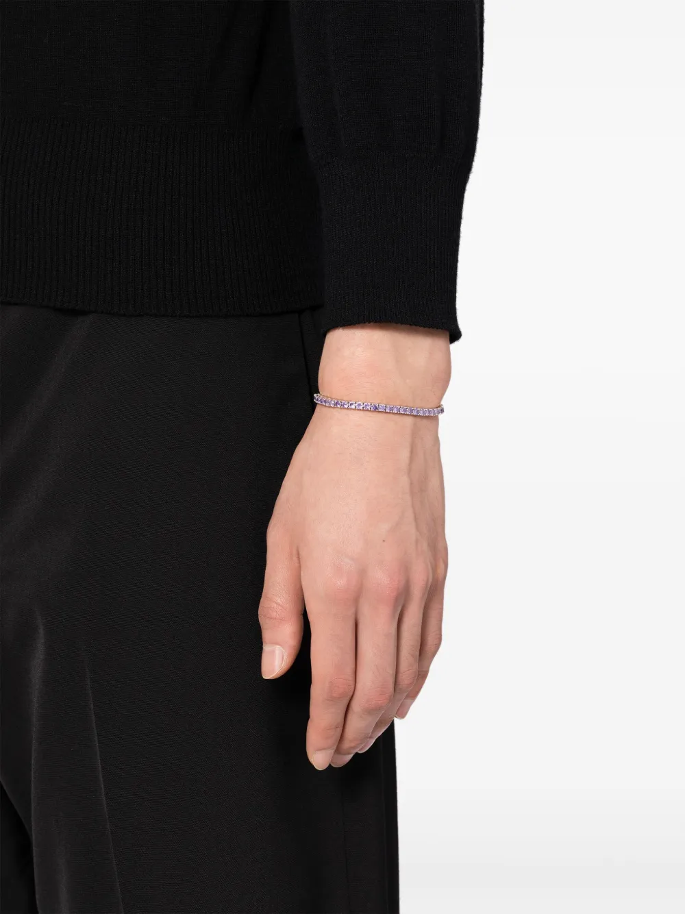 Hatton Labs pavé polished bracelet - Paars
