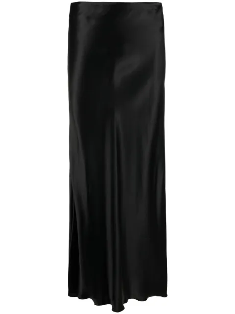 Forte Forte high-waisted satin midi skirt