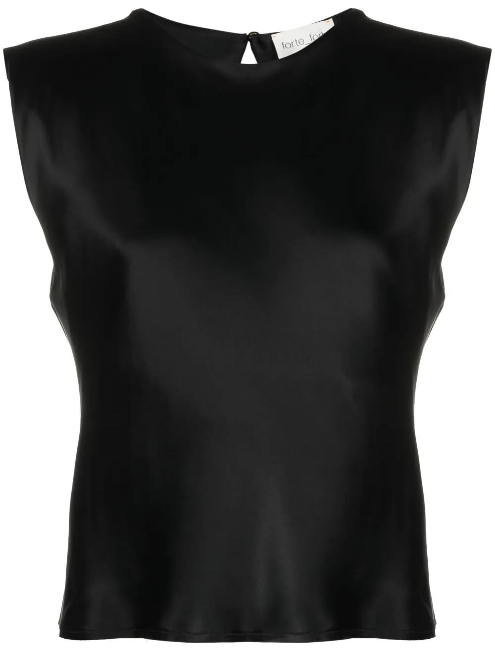 FORTE FORTE SLEEVELESS SATIN BLOUSE