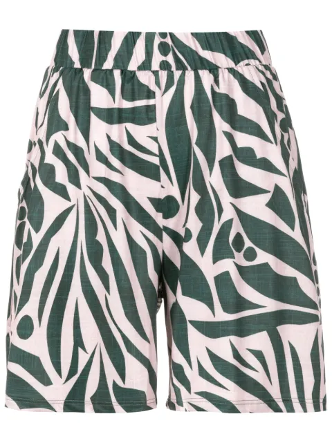 Lygia & Nanny graphic-print high-waist shorts 