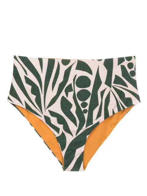 Lygia & Nanny Violeta high-waist bikini bottom