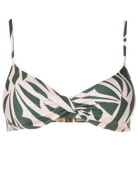 Lygia & Nanny Cassis graphic-print bikini top