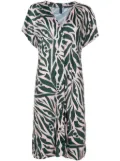 Lygia & Nanny Artemis graphic-print midi dress - Green