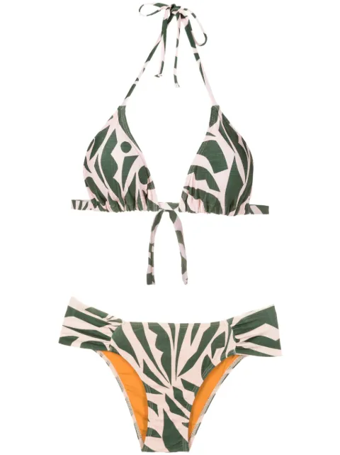 Lygia & Nanny Vicky graphic-print bikini 