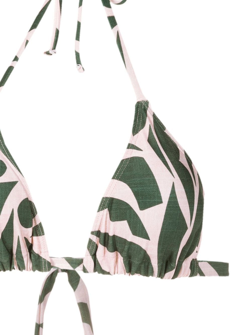 Shop Lygia & Nanny Vicky Graphic-print Bikini In Green